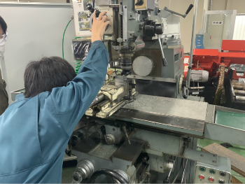 加工の様子